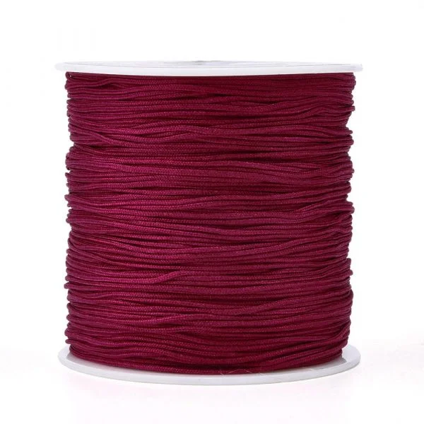 Macrame Cord - Dark Red - Riverside Beads