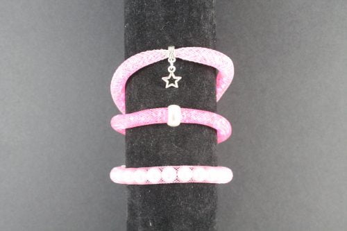 Mesh Bracelet Kit - Pink-riverside beads