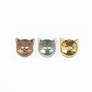 Cat Head Spacer Beads