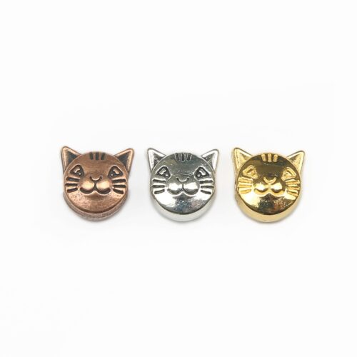 Cat Head Spacer Beads