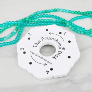 Prumihimo disk with instructions-riverside beads