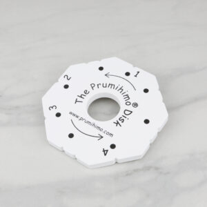 Prumihimo disk with instructions-riverside beads