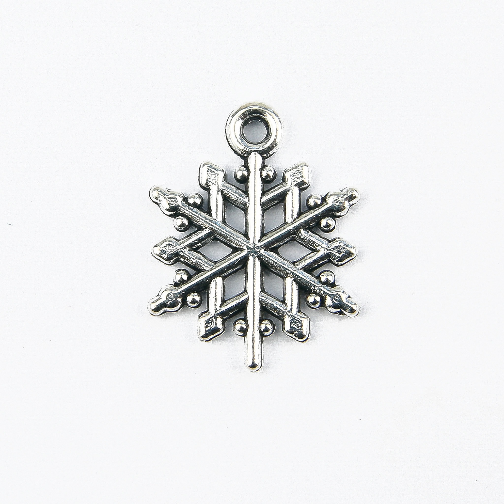 Snowflake Charms - Silver