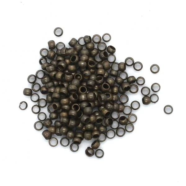 1.5mm Antique Brass Crimp Beads