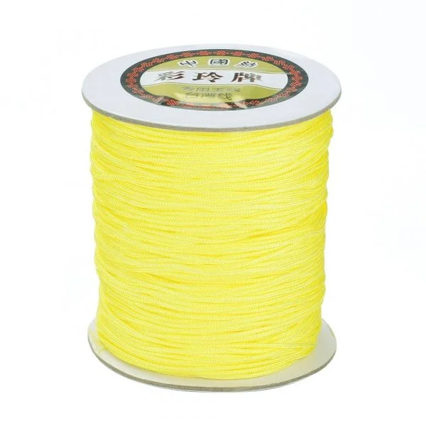 Macrame Cord - Yellow - Image 3