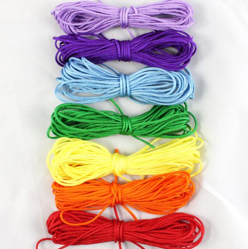1.5mm Rainbow Macrame Cord - Riverside Beads