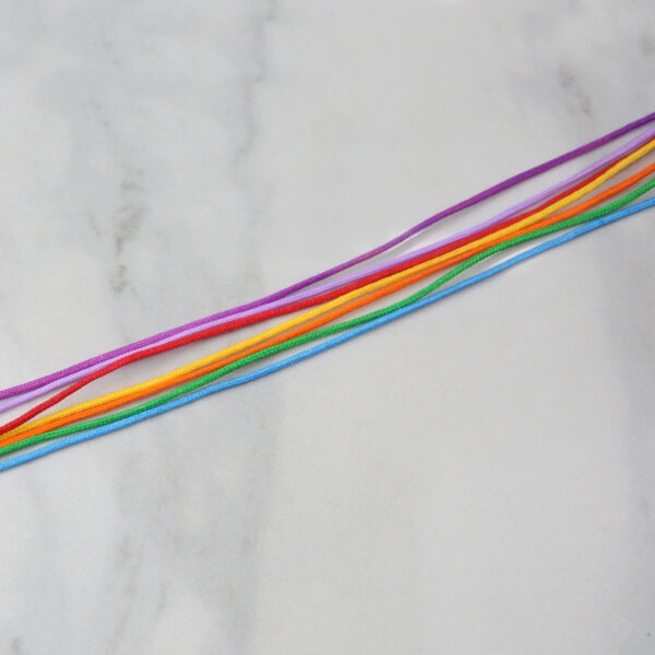 1.5mm Rainbow Macramé Cord Bundle - 35mtrs - Image 2