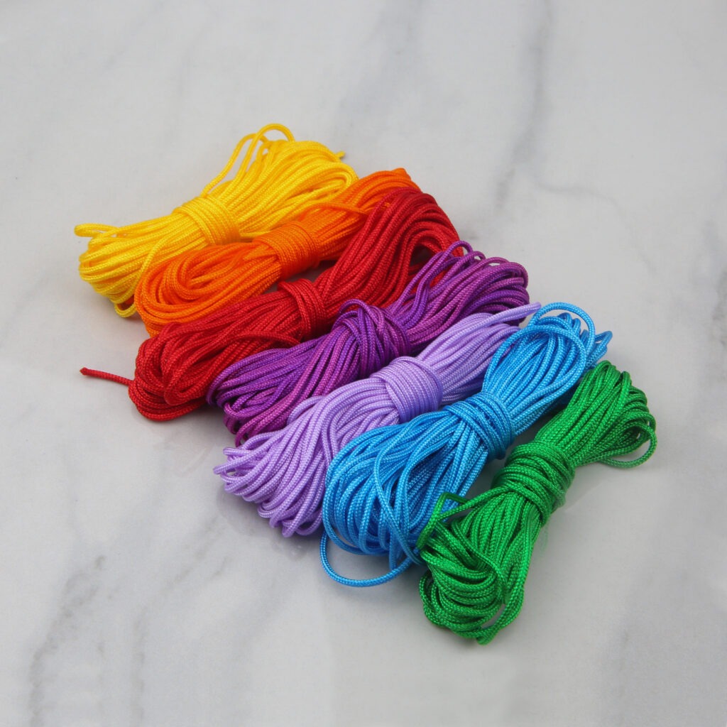 1.5mm Rainbow Macramé Cord - Riverside Beads