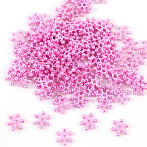 Bubble Gum Metal Sparkle Spacer Beads - Image 4