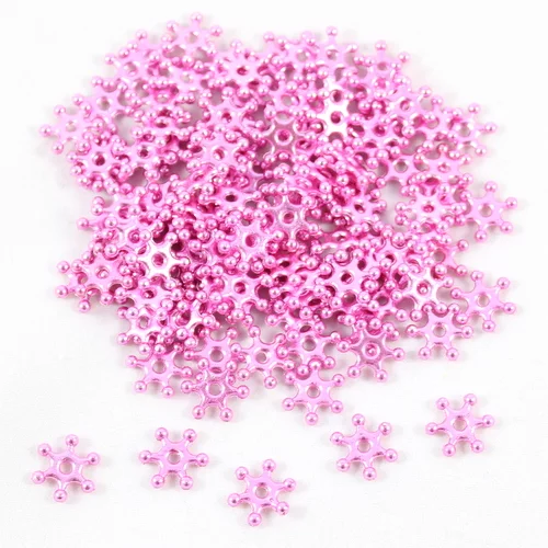 Bubble Gum Metal Sparkle Spacer Beads - Image 3