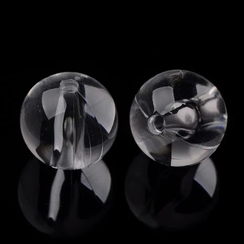 Acrylic 12mm Round Bead – Clear