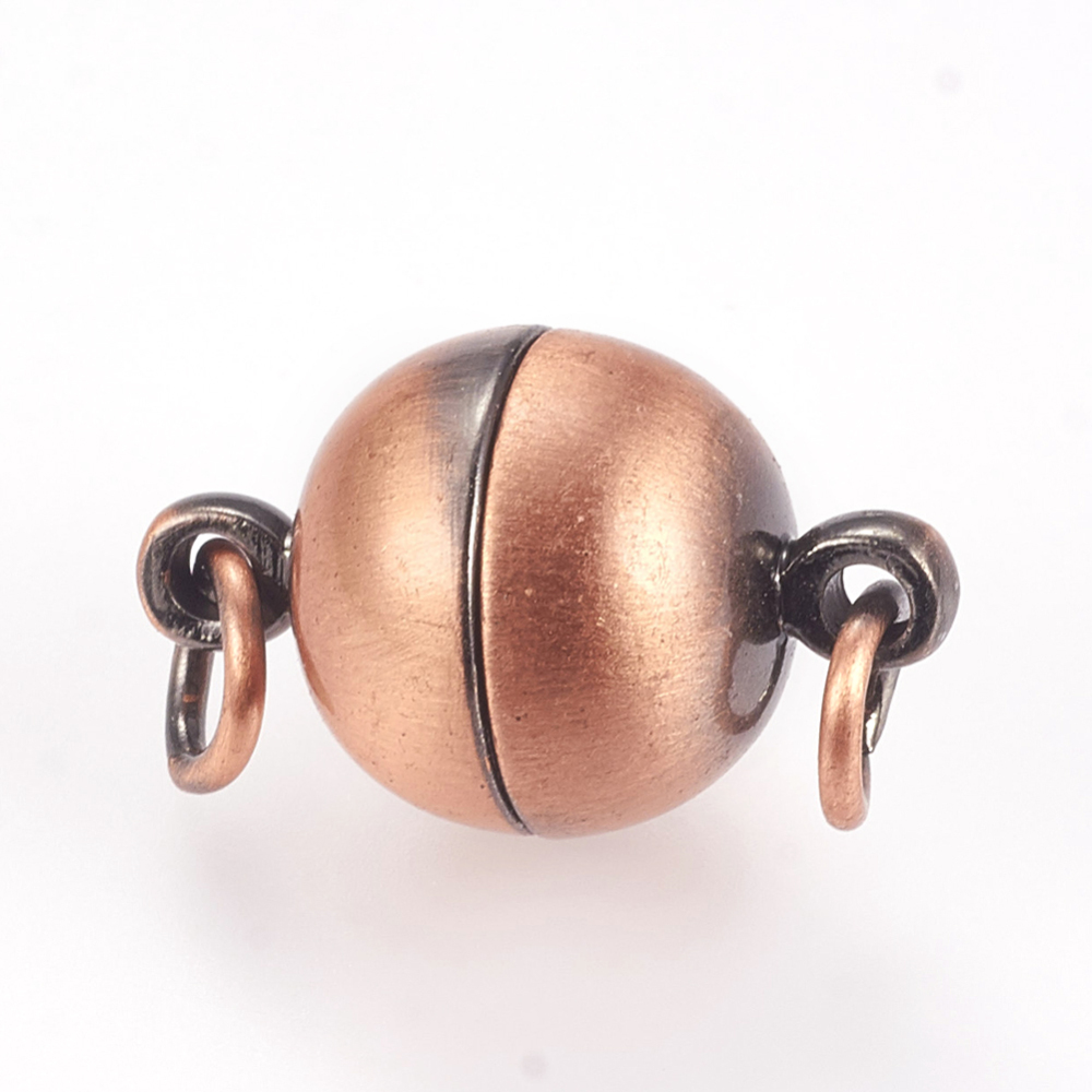 12mm-Copper-Magnetic-Clasp - Riverside Beads