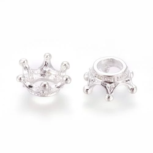13mm Crown Bead Caps