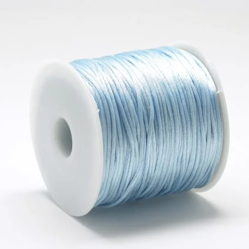 Satin Cord - Baby Blue - Riverside Beads