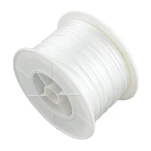 Satin Cord - White - Riverside Beads