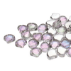 Ginko Beads Backlit Pink Mist - 7.5mm - 10g - Riverside Beads