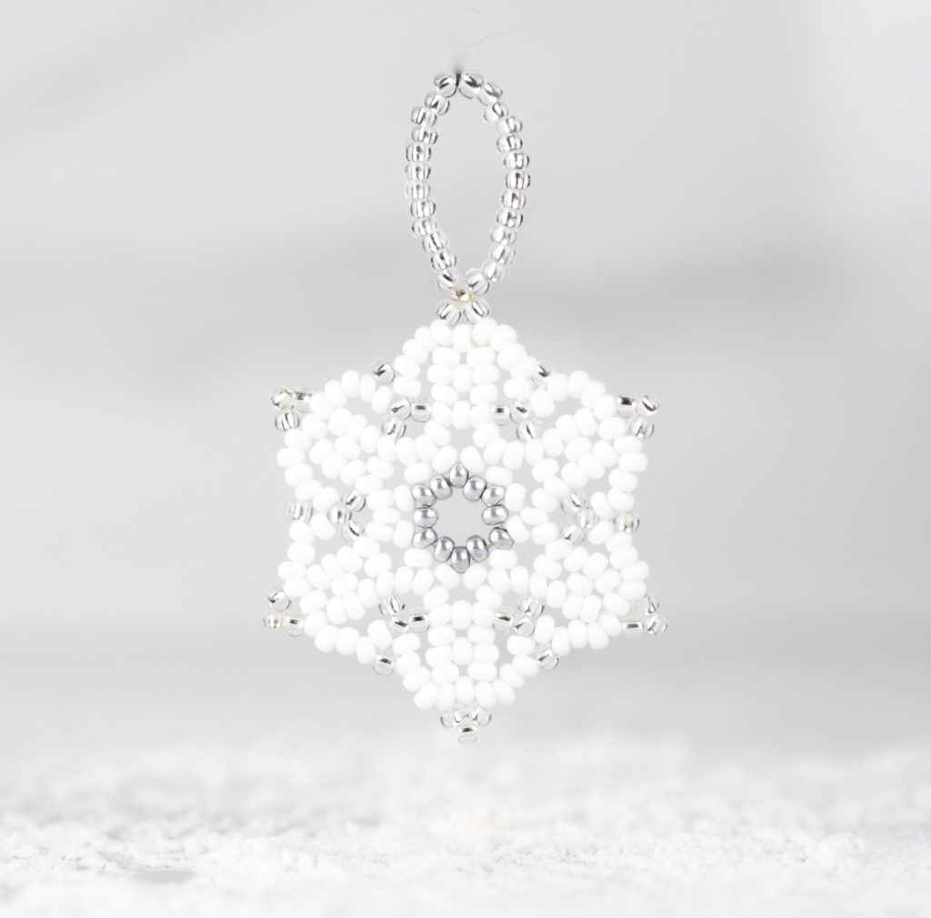 Beaded Snowflake Ornament Kit - Riverside Beads