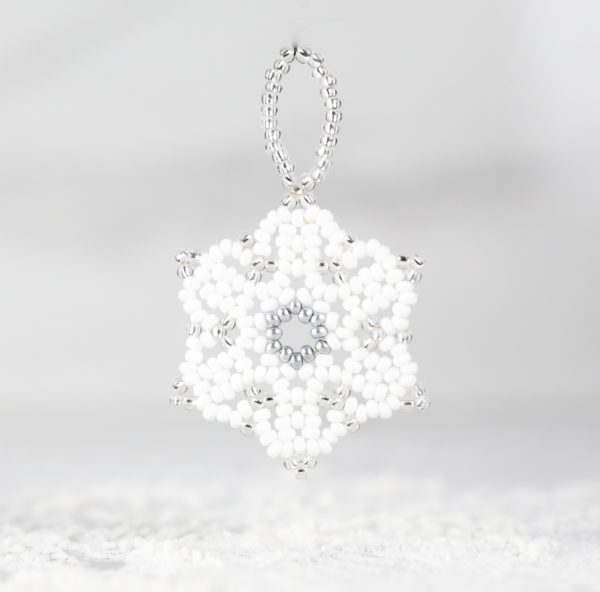 Beaded Snowflake Ornament Kit - Riverside Beads