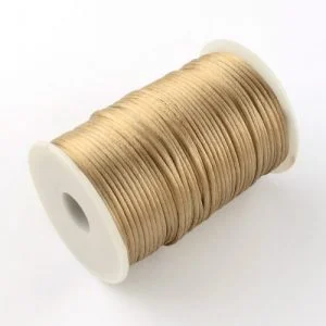 Satin Cord - Champagne - Riverside Beads