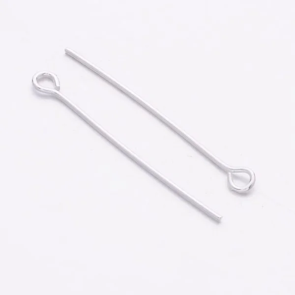 30mm Eyepin - Silver Plated - Riverside Beads