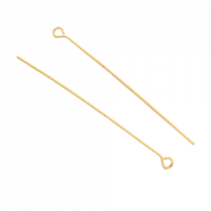 30mm Eyepin - Gold Plated - Riverside Beads