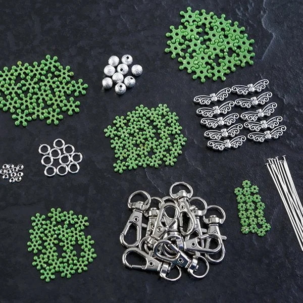 Fern Beaded Angel Kit Green – Makes 10 - Image 5