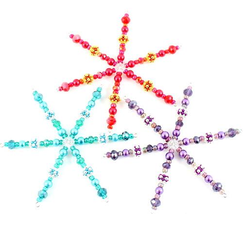 Christmas Beaded Snowflake Workshop - Riverside Beads