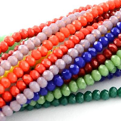 3x4mm Crystal Rondelle Collection - Riverside Beads