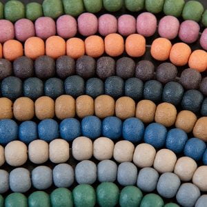 8mm Stone Effect Glass Beads – Collection - Riverside Beads