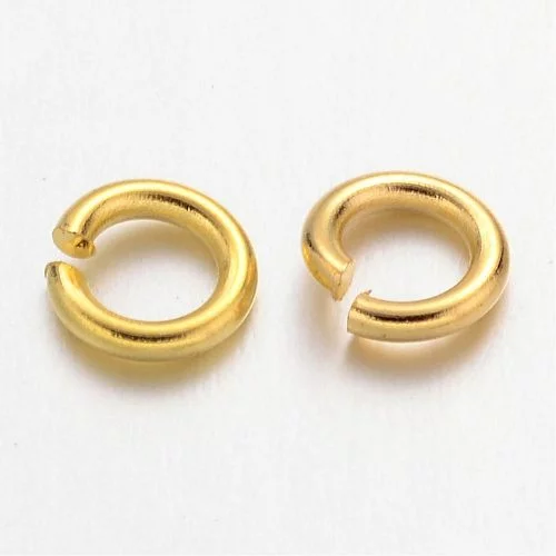 5mm Gold Plated Jump Rings
