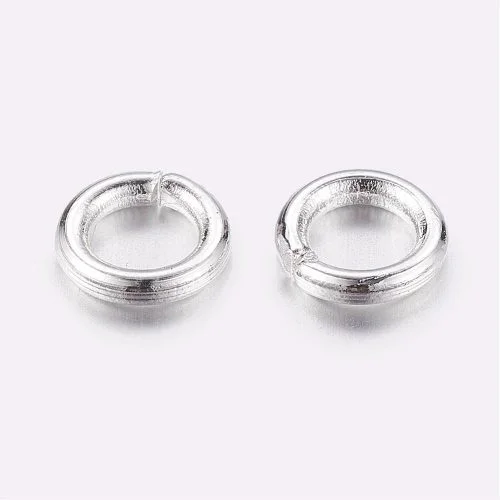 5mm Silver Plated Jump Rings