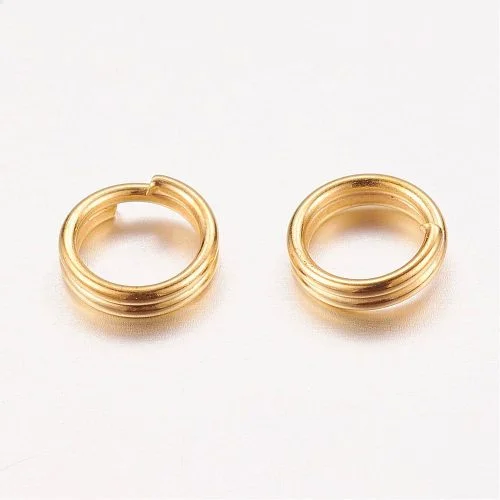 5mm Split Ring - Gold Plated