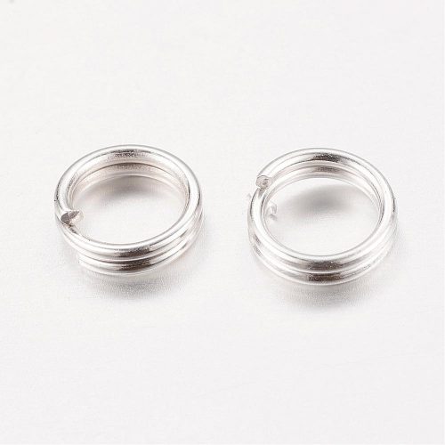 5mm Silver Split Ring - Findings - Split Rings - Riverside Beads