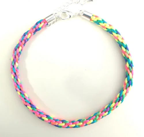 Rainbow Kumihimo Bracelet Kit-riverside beads