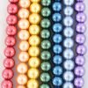 8mm Rainbow Glass Pearls - Riverside Beads
