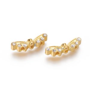Gold Diamante Angel Wings - Riverside Beads