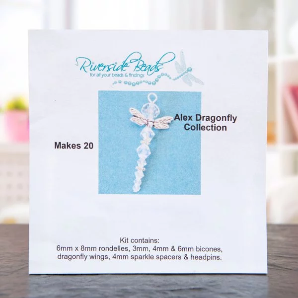 'Alex' Dragonfly Charm Kit - Makes 20 - Image 2