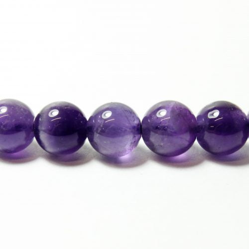 8mm Amethyst Bead Strand - Riverside Beads