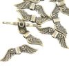 Angel Feather Wing Charms – Antique Brass - Riverside Beads