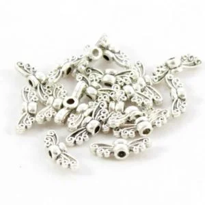 Angel Wings Silver Mini - Riverside Beads