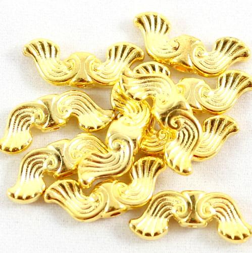 Traditional Gold Angel Wings-Riverside Beads