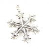 Antique Silver Snowflake Charms - Riverside Beads