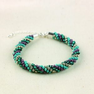 Jenny Four Colour Stripe-riverside beads