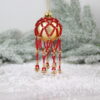 Beaded Bauble Nets Kit - RedGold - riverside Beads