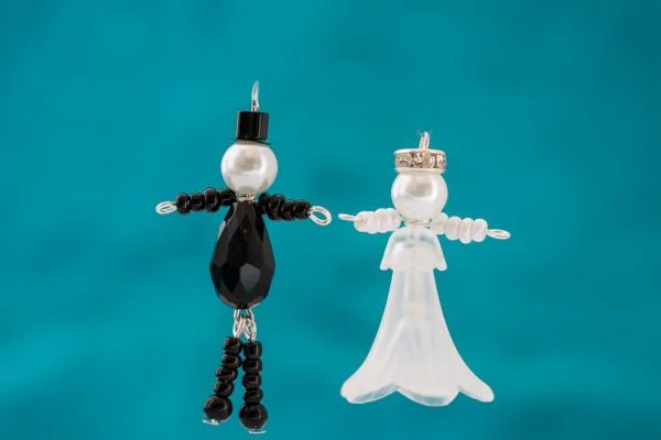 Bride and Groom Beaded Charm Kit- Makes 10 - Image 4