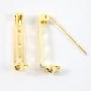 Brooch Pins 30mm Gold - Riverside Beads