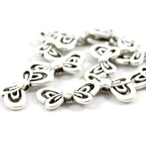 Butterfly Wing Charms – Silver - Riverside Beads