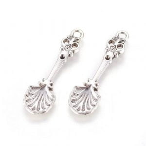 Spoon Charms - Silver - Charms - Riverside Beads