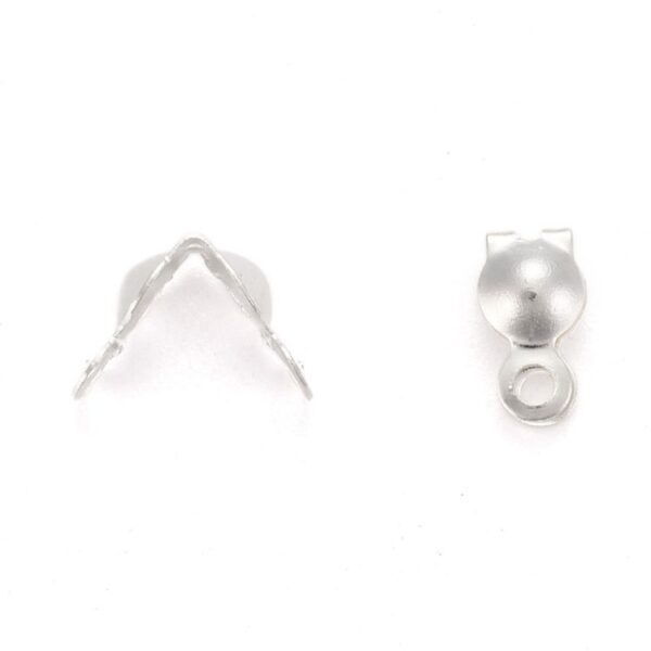Silver Plated Clam Shell Clasps - Riverside Beads