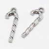 Candy Cane Charms - Silver - Charms - Riverside Beads